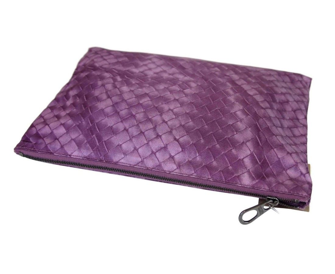 Women's Medium Purple Pouch Cosmetic Bag