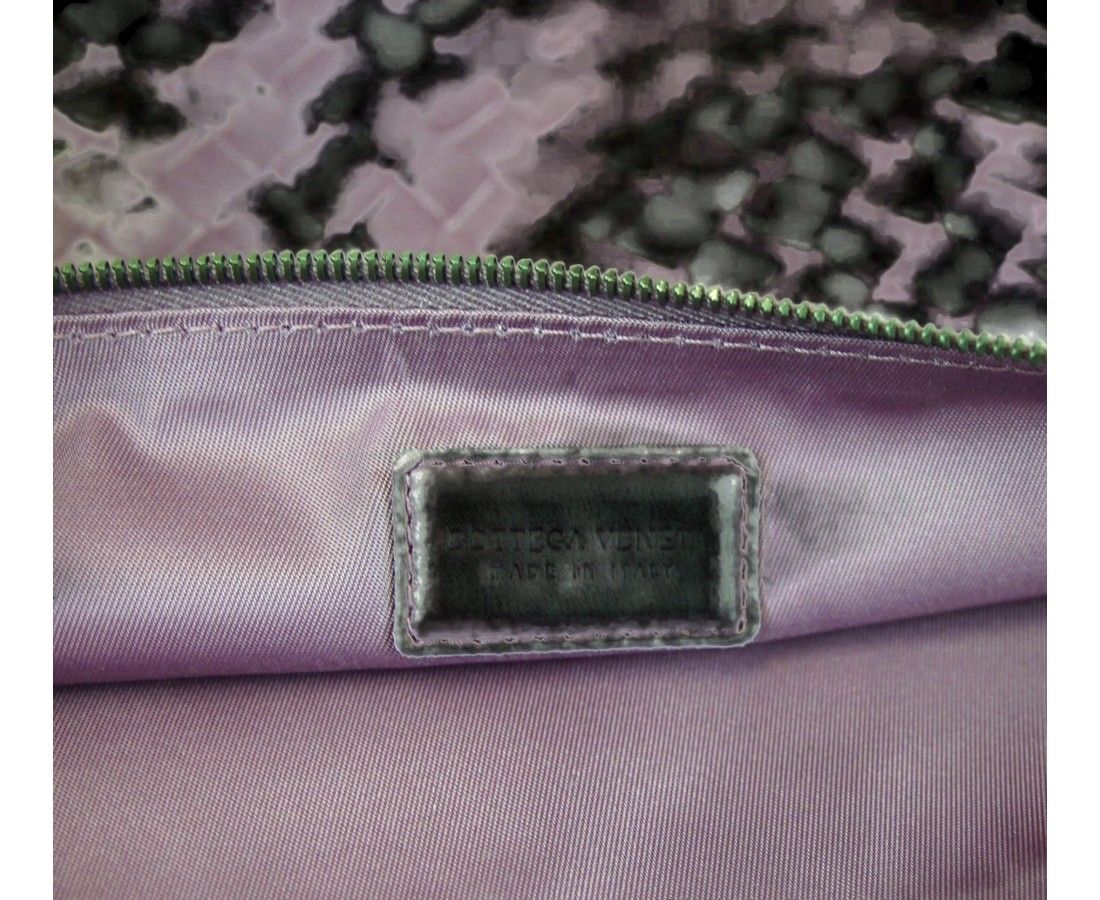 Women's Medium Purple Pouch Cosmetic Bag