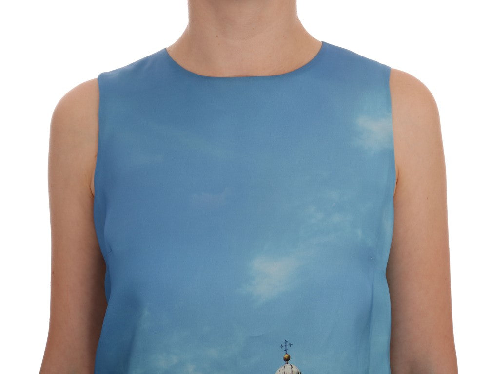 Silk Sanremo Sleeveless Midi Dress