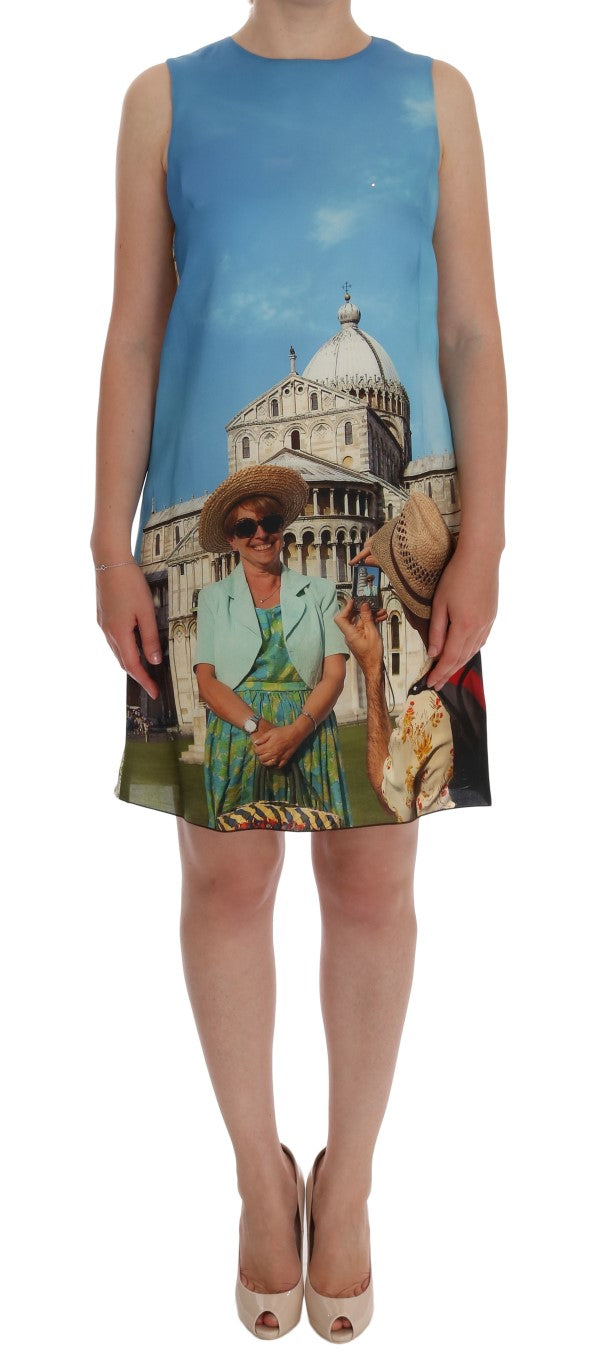Silk Sanremo Sleeveless Midi Dress