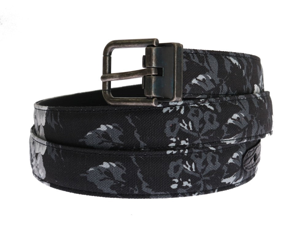 Elegant Floral Patterned Men's Luxury Belt