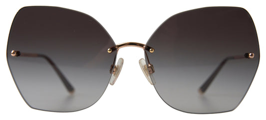 Elegant Gold Gradient Sunglasses for Women