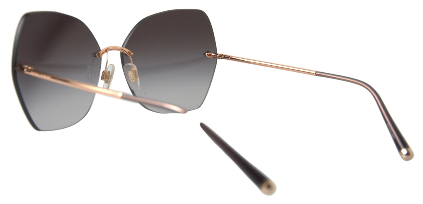 Elegant Gold Gradient Sunglasses for Women