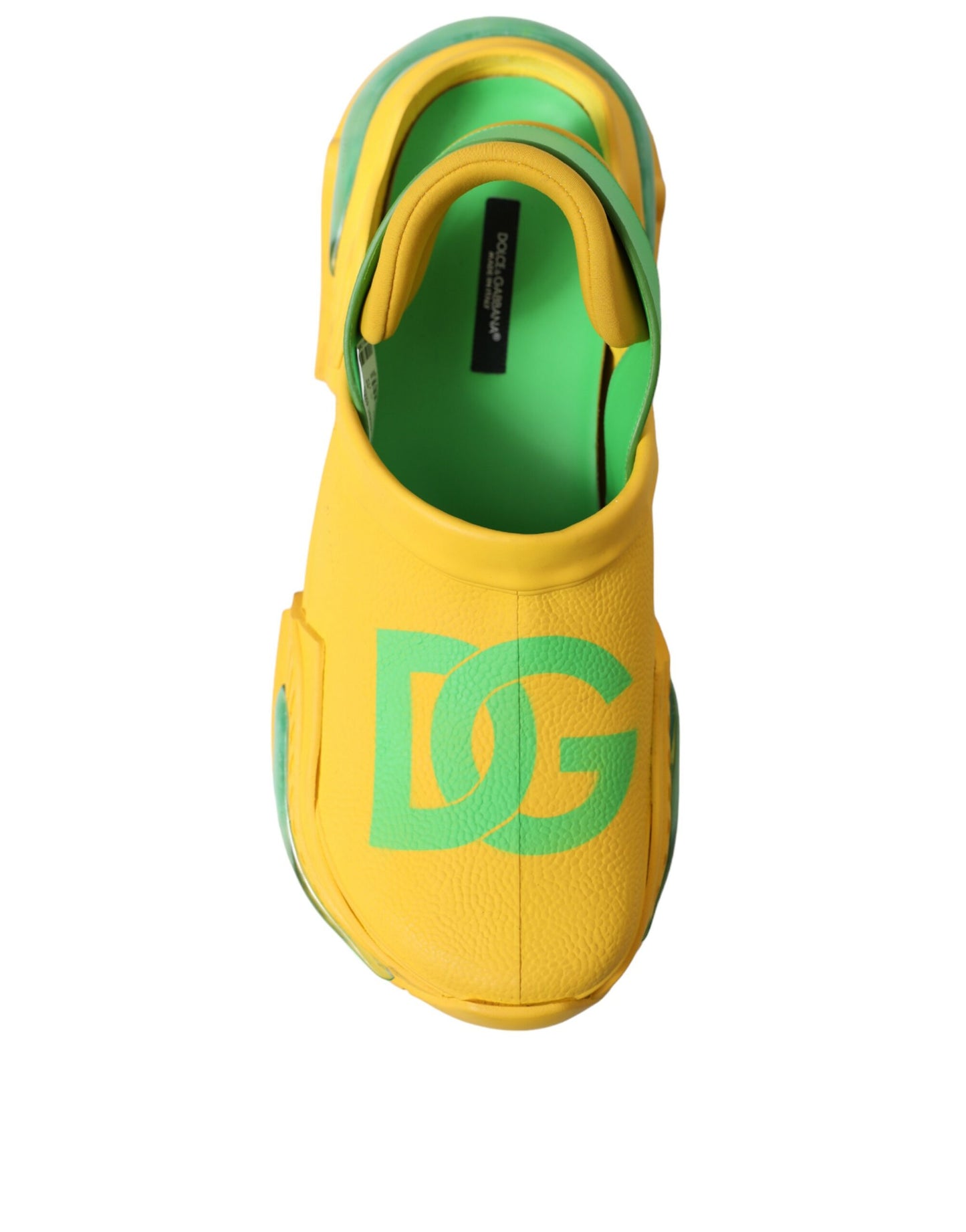 Yellow Green Rubber Clogs Men Slippers Men Shoes