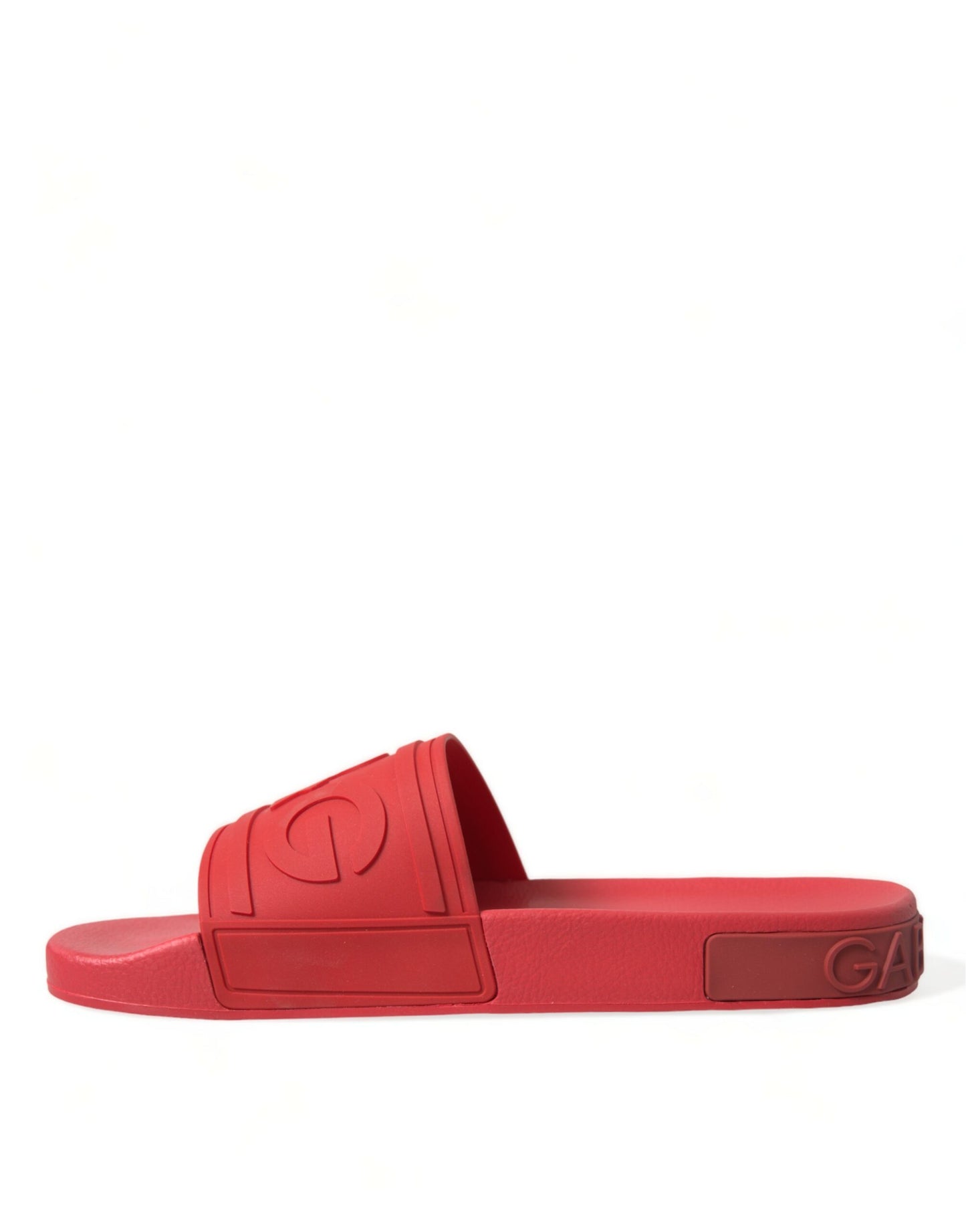 Red Rubber Sandals Slippers Beachwear Shoes