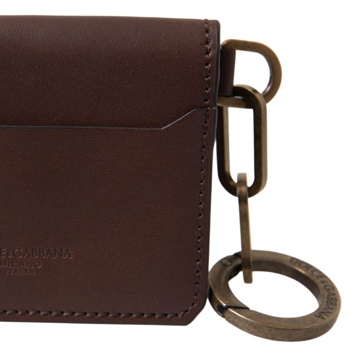 Elegant Brown Leather Cardholder