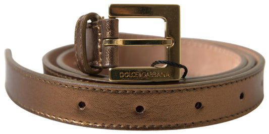 Bronze Italian Leather Belt