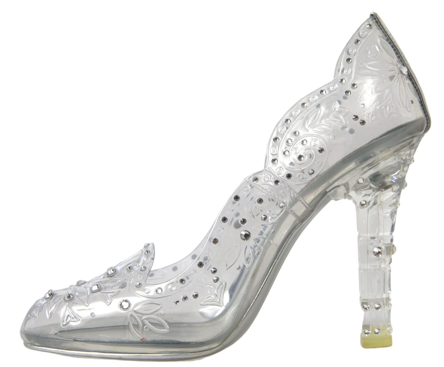 Crystal Embellished Transparent Pumps