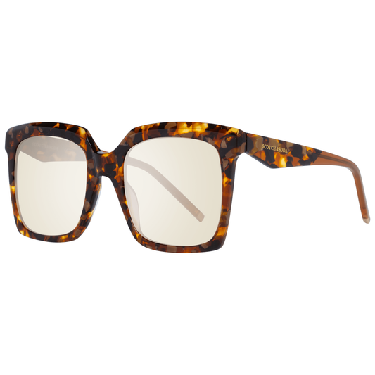 Elegant Brown Square Sunglasses for Women