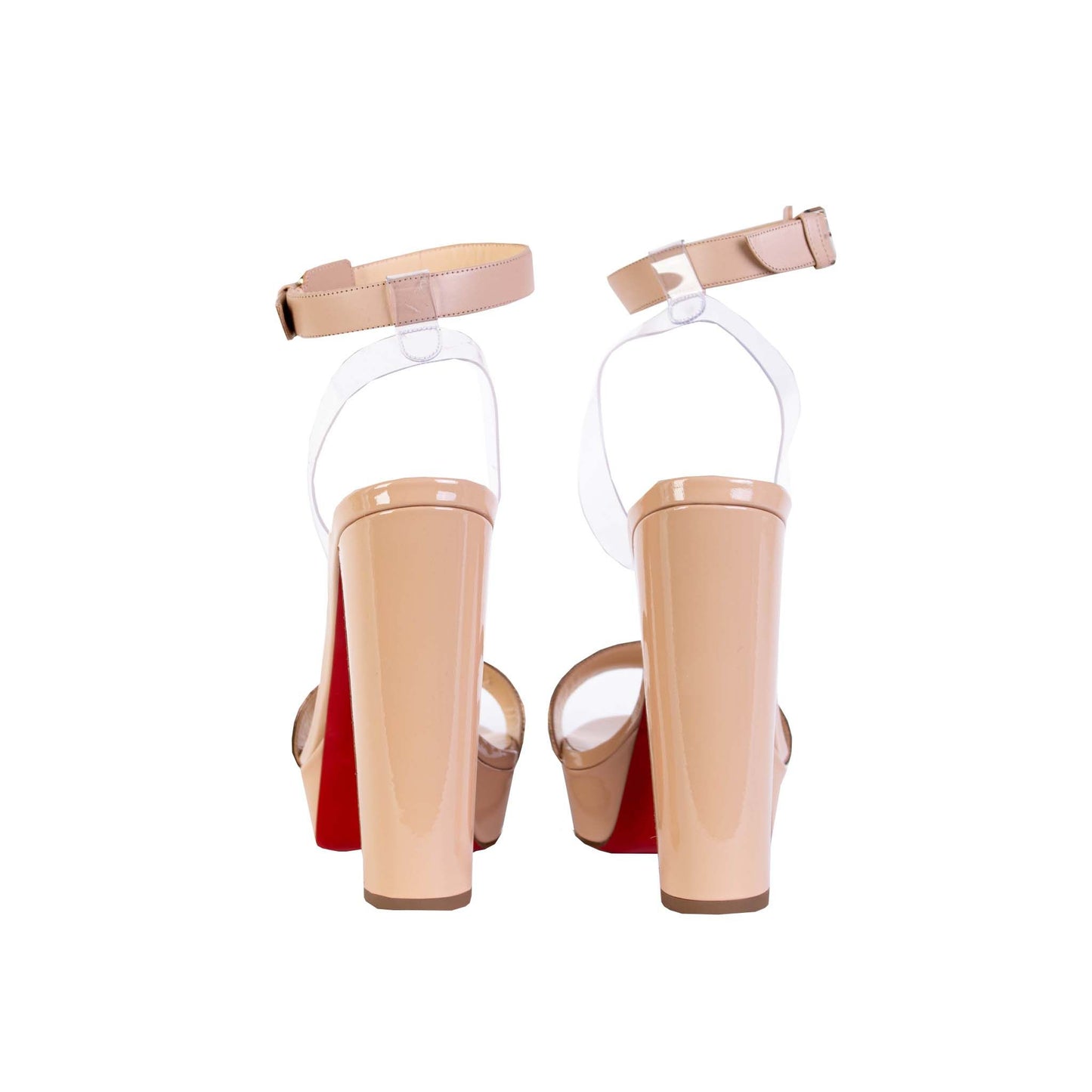 Christian Louboutin Leather 140 Cherry Sandal