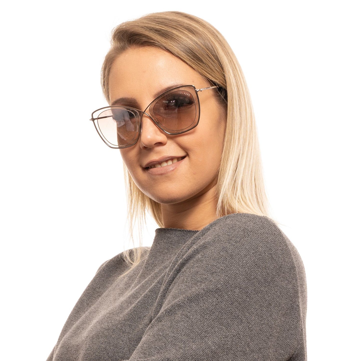 Rose Gold Women Sunglasses