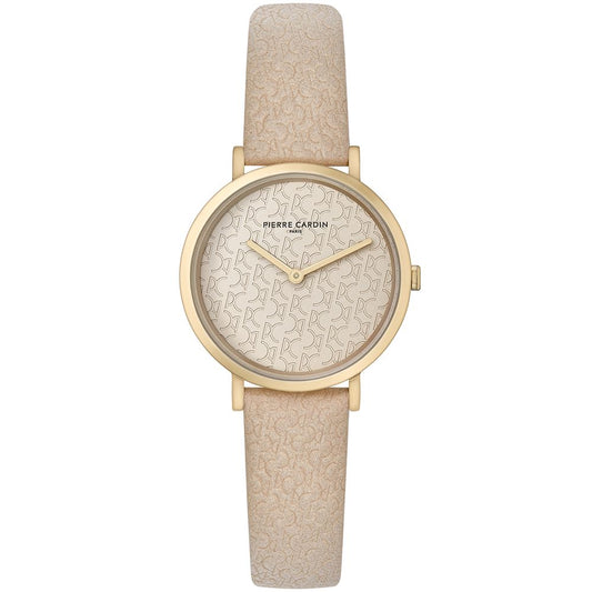 Beige Women Watch