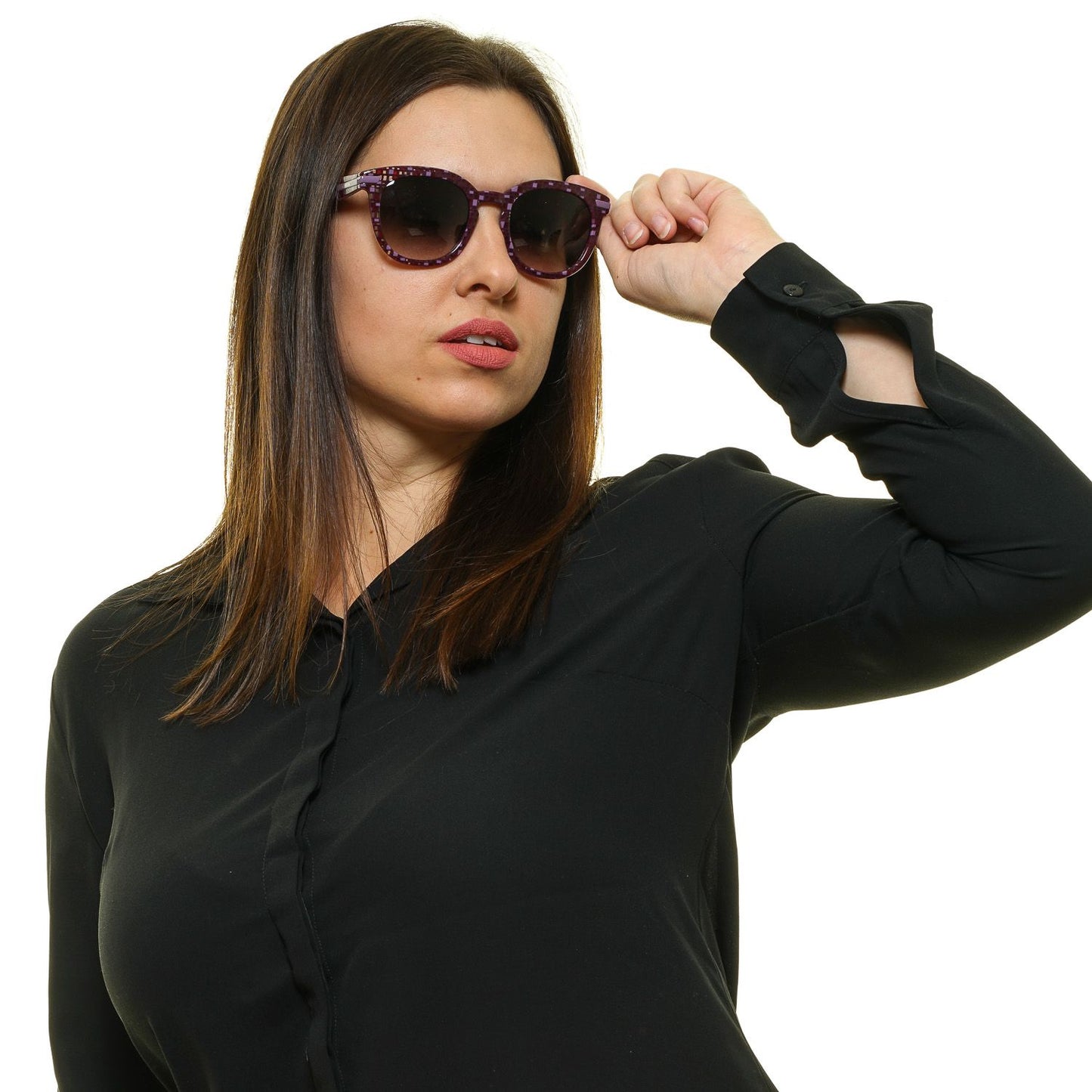 Burgundy Women Sunglasses