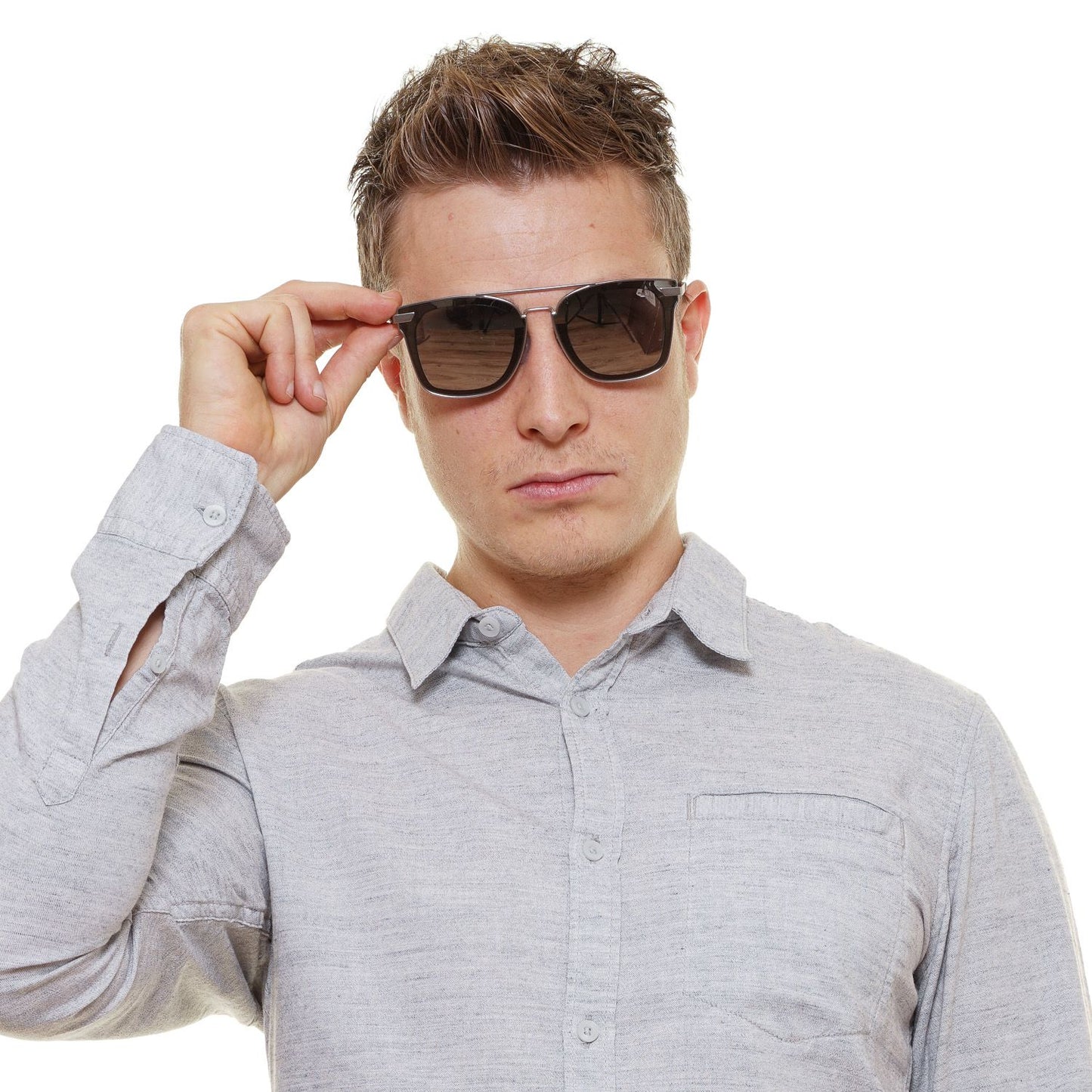 Silver Men Sunglasses