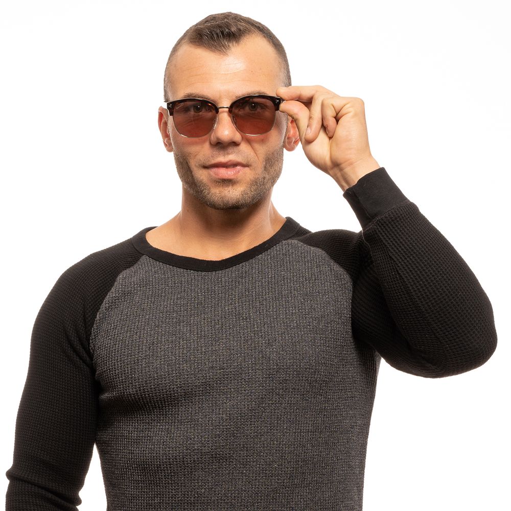 Brown Unisex Sunglasses