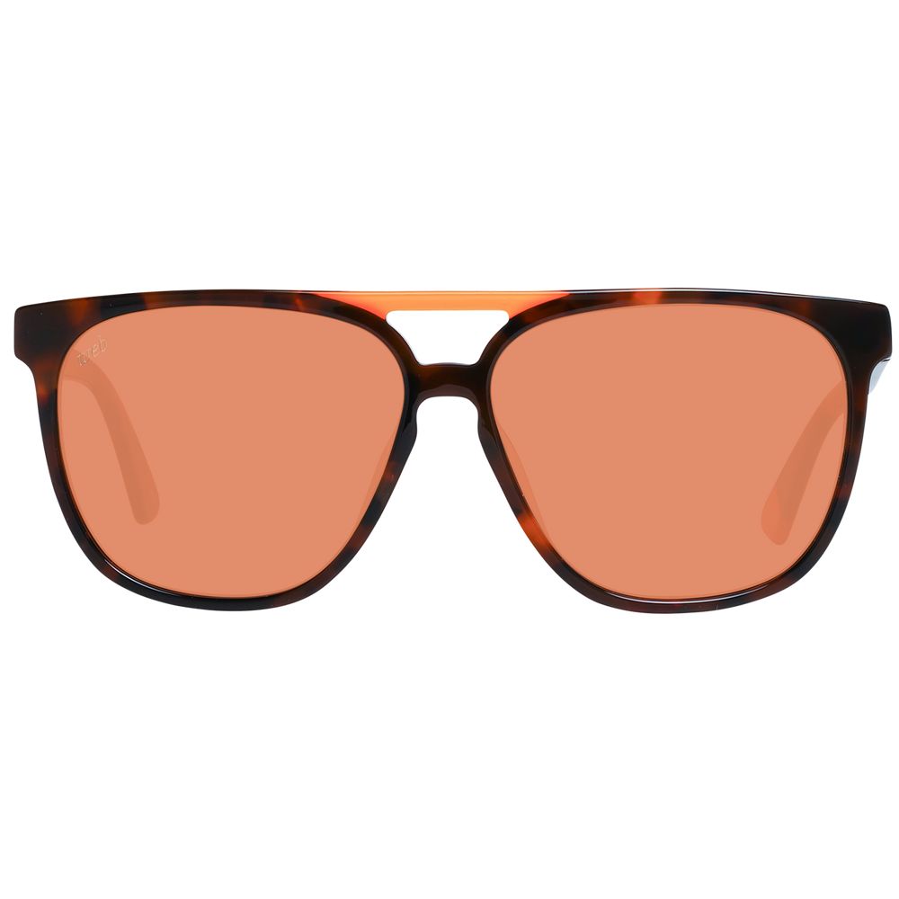 Brown Unisex Sunglasses