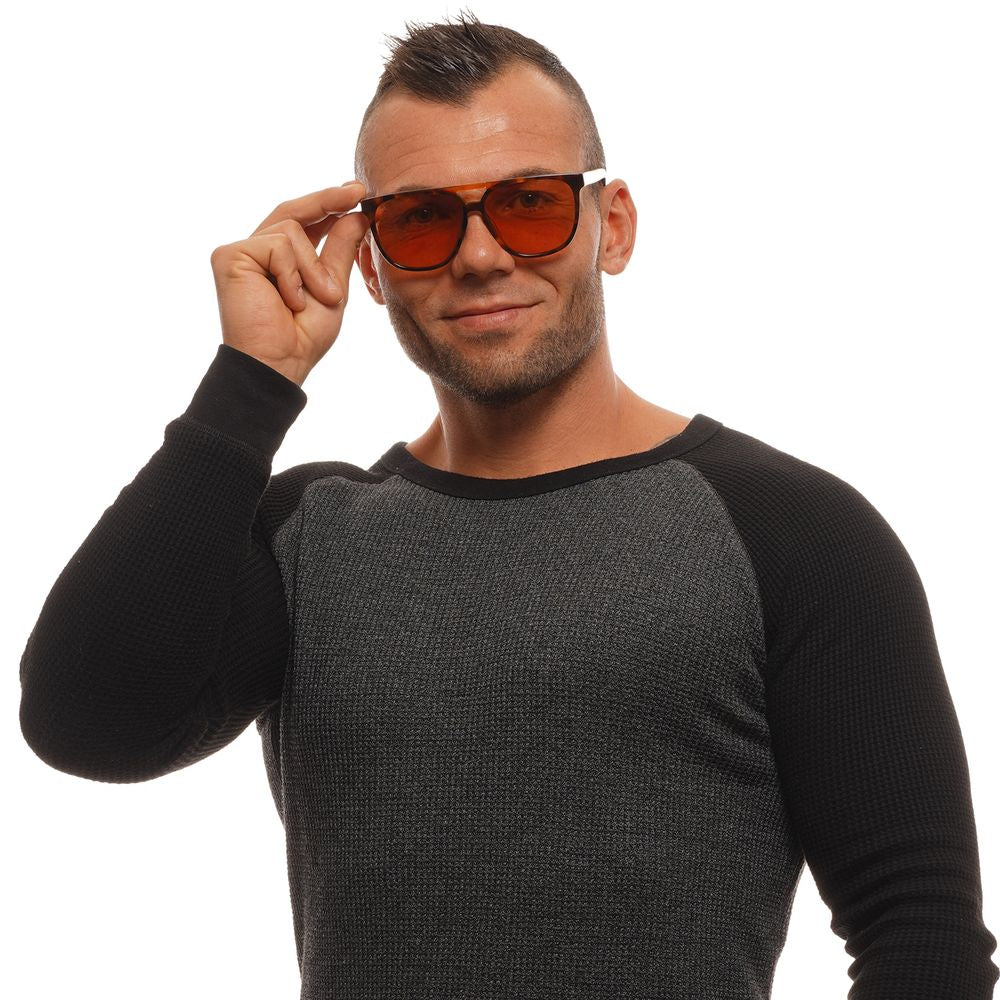 Brown Unisex Sunglasses