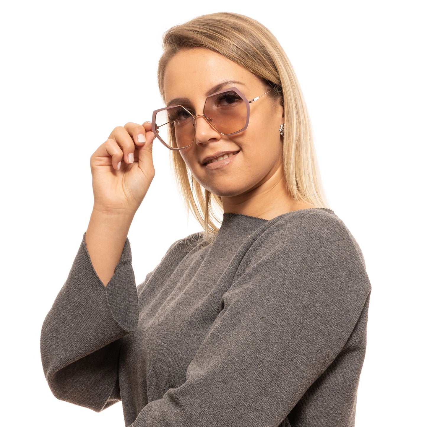 Rose Gold Women Sunglasses