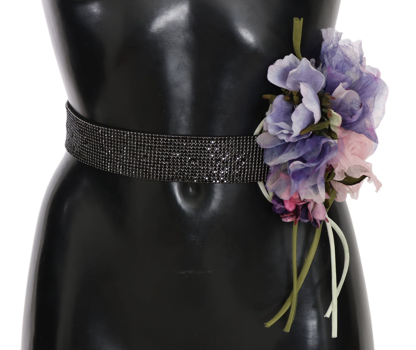 Elegant Crystal Waist Statement Belt