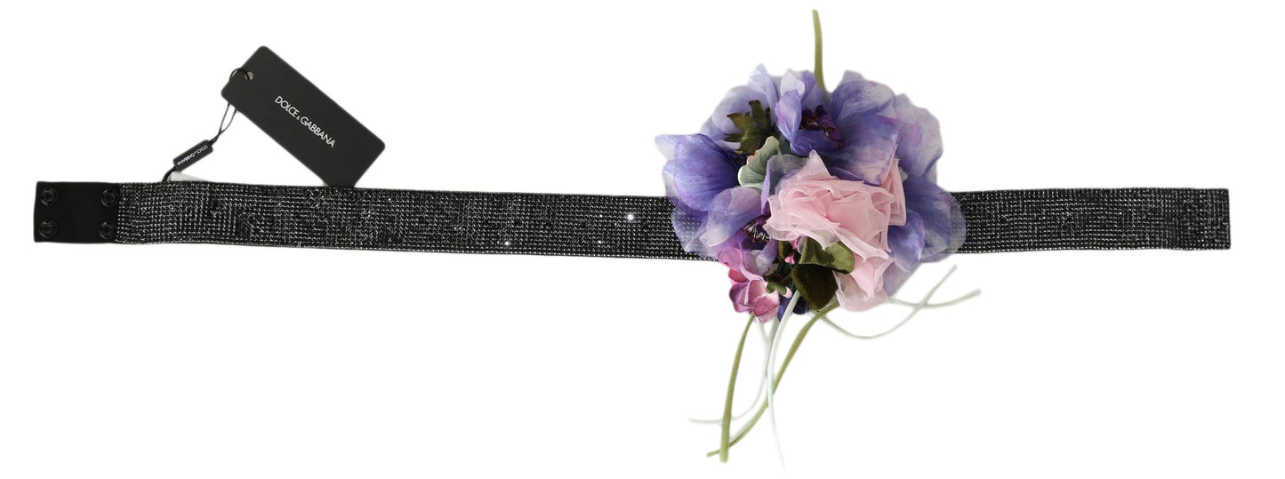 Elegant Crystal Waist Statement Belt