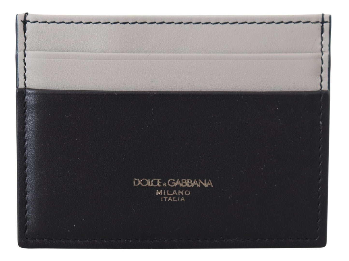 Elegant Two Tone Leather Cardholder