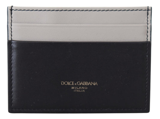 Elegant Two Tone Leather Cardholder