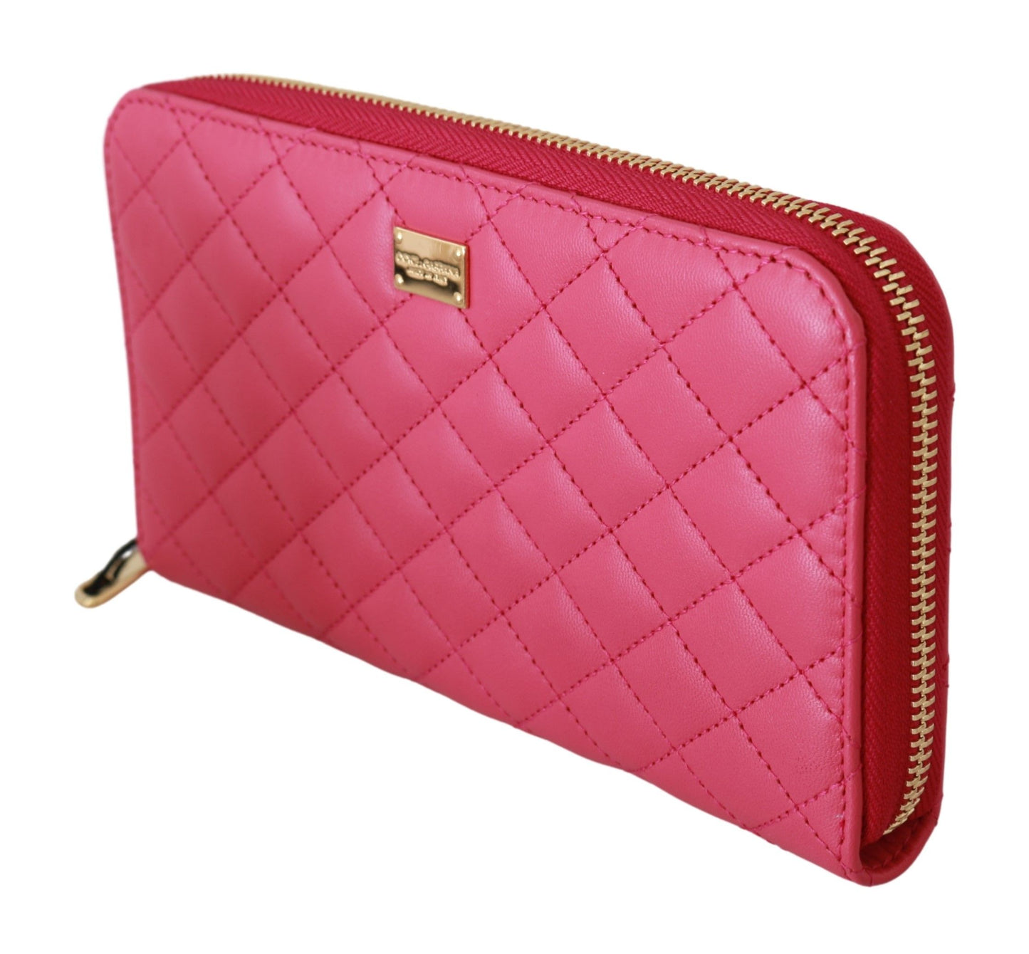 Elegant Pink Continental Zip Wallet