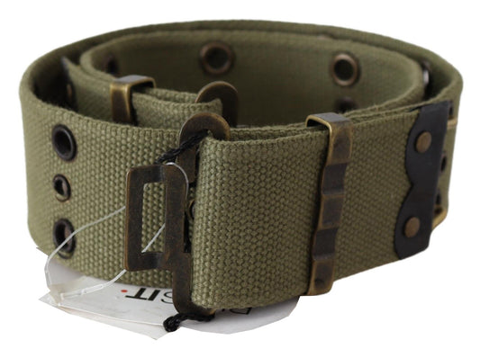 Chic Army Green Cotton Waist Belt