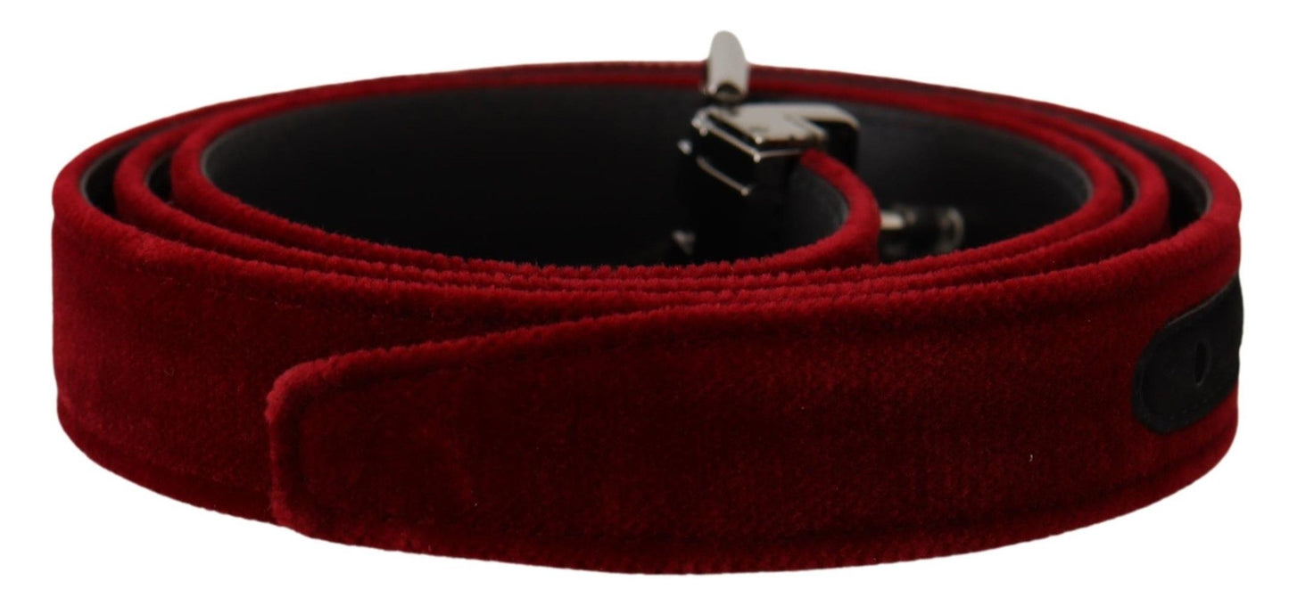 Elegant Suede Leather Belt with Silver Buckle