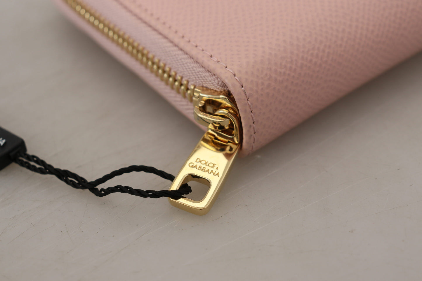 Elegant Pink Leather Continental Wallet