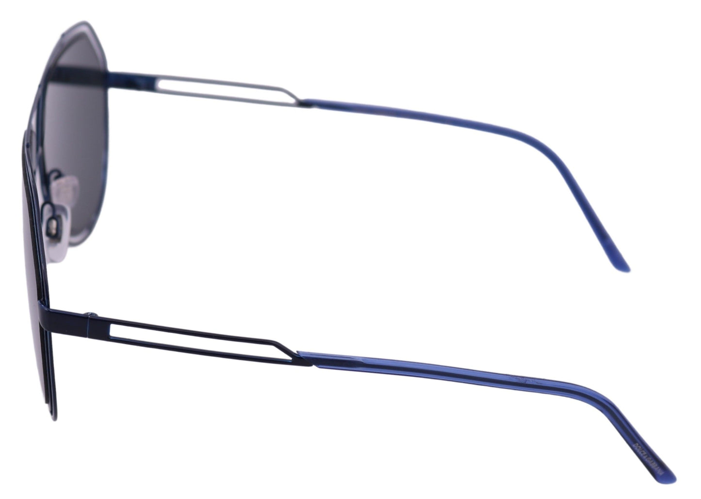 Sleek Steel Blue Men's Sunglasses