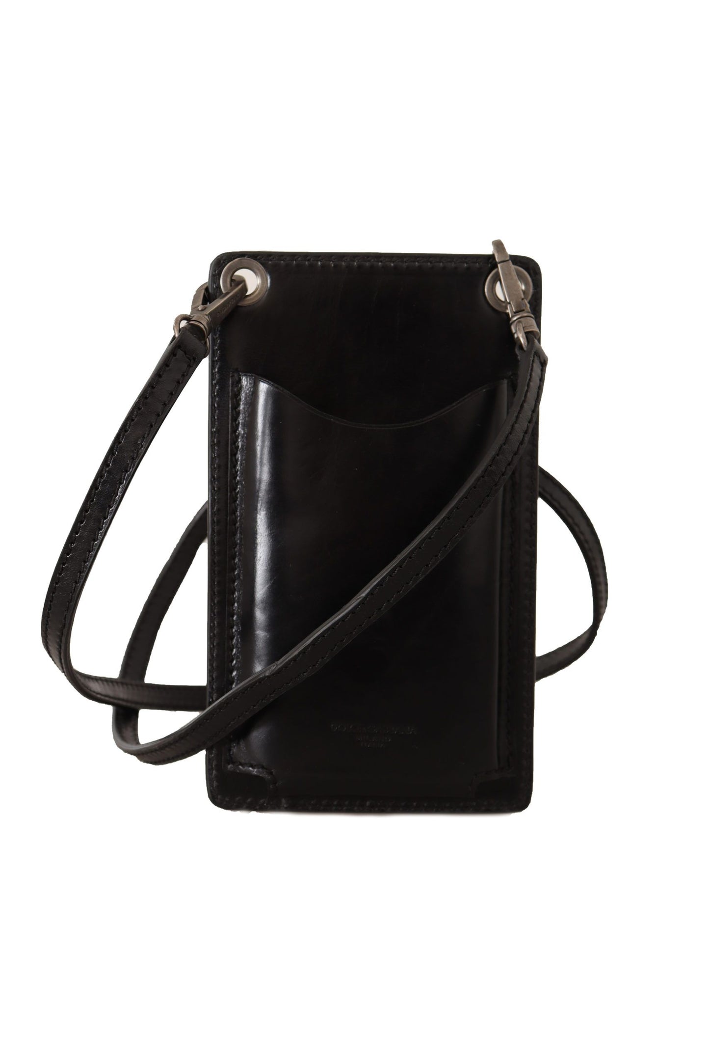 Elegant Leather Phone Wallet with Strap