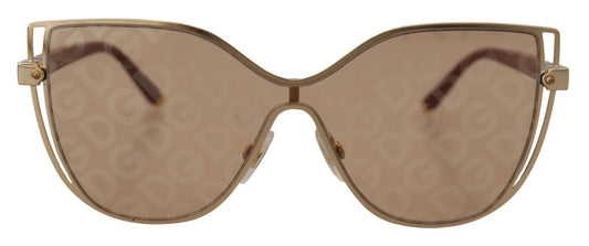 Elegant Gold-Toned UV Protective Sunglasses