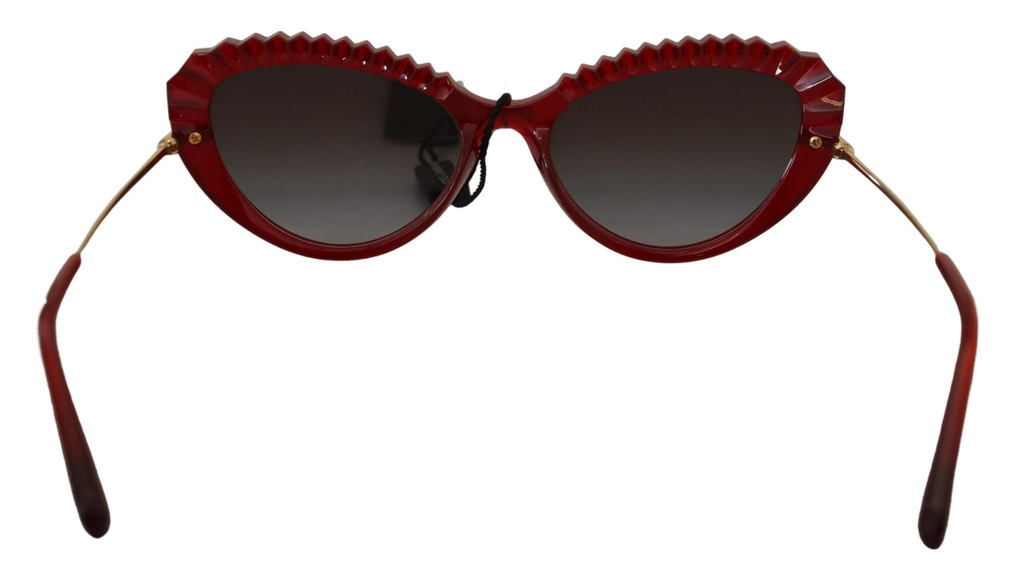 Chic Red Gradient Lens Sunglasses