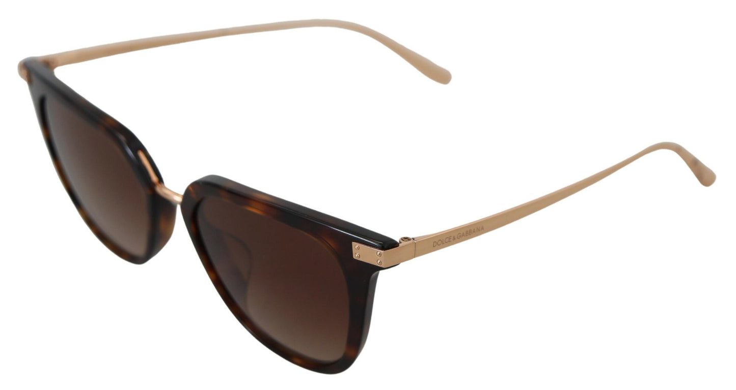 Irregular Brown Acetate Sunglasses for Women