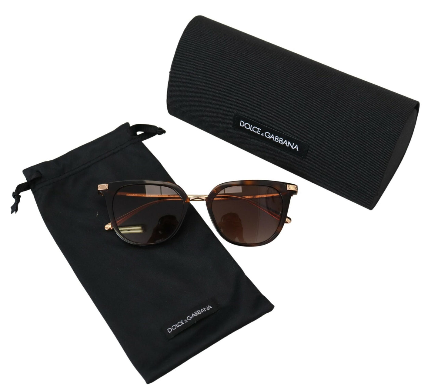 Irregular Brown Acetate Sunglasses for Women