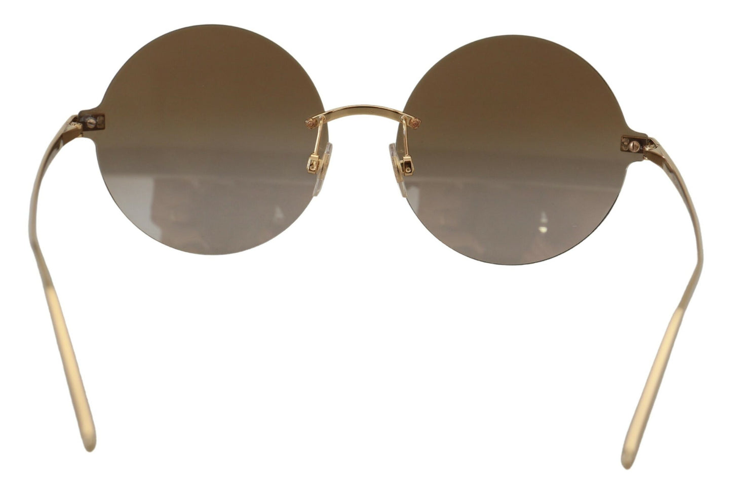 Vintage-Inspired Round Golden Sunglasses