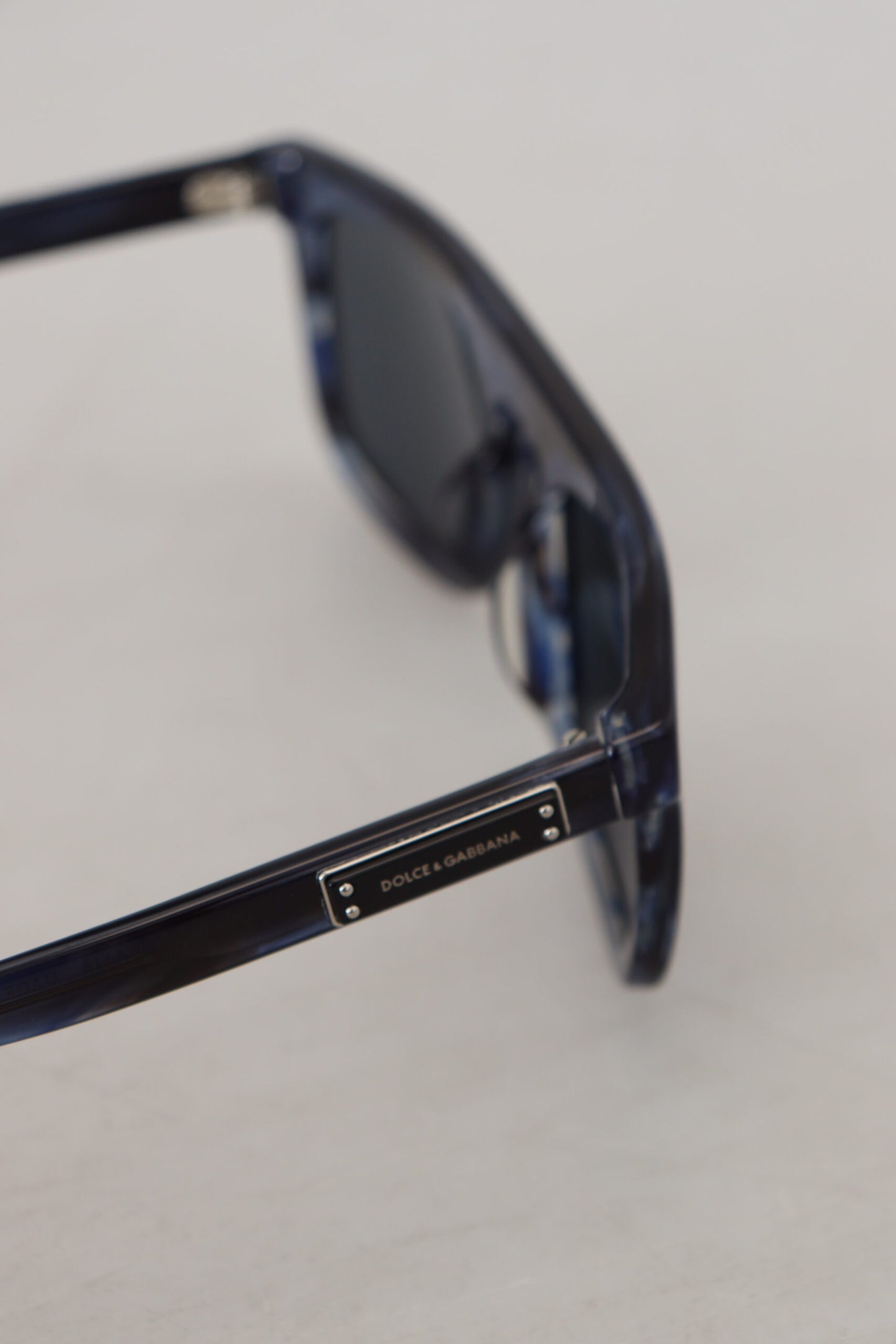 Elegant Blue Acetate Sunglasses