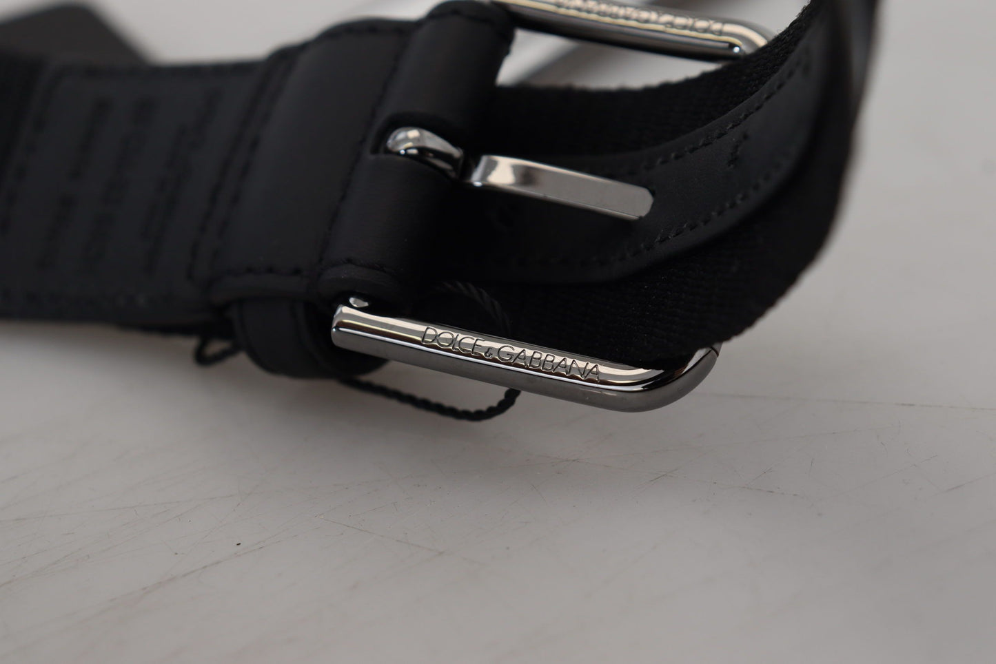 Elegant Monochrome Belt with DG Logo