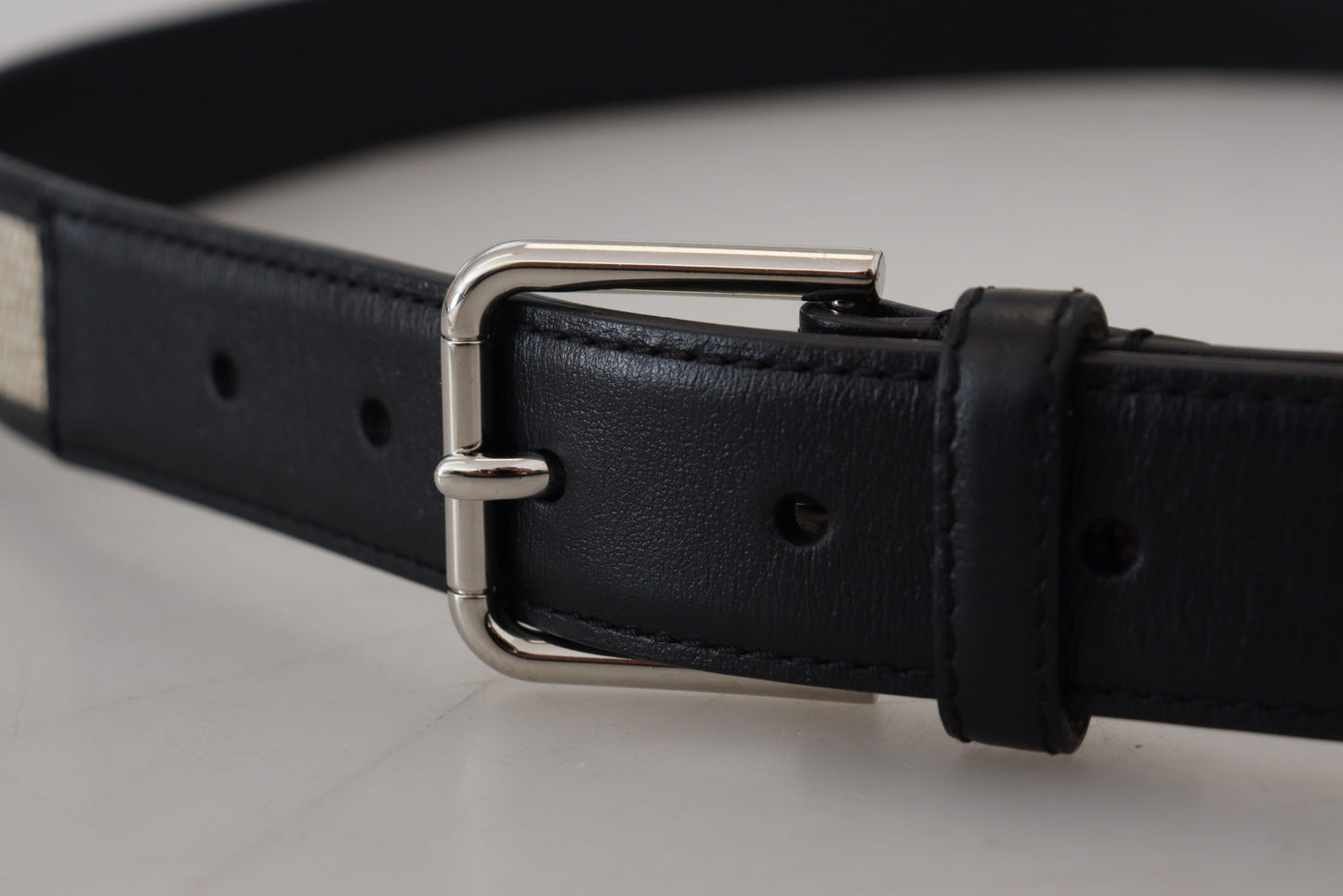 Elegant Dual-Tone Leather Belt