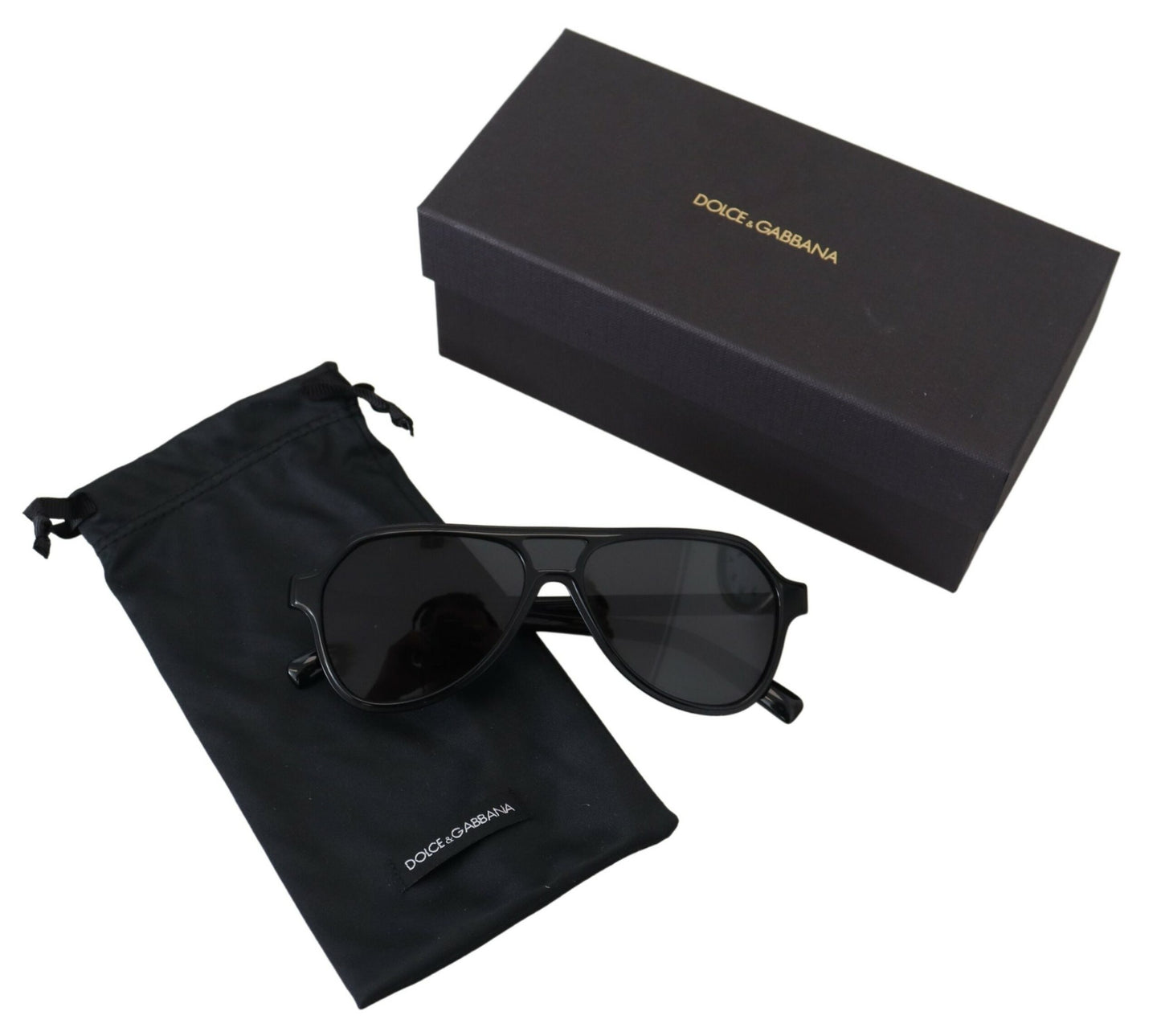 Black DG4355F Plastic Frame Non Polarized Sunglasses