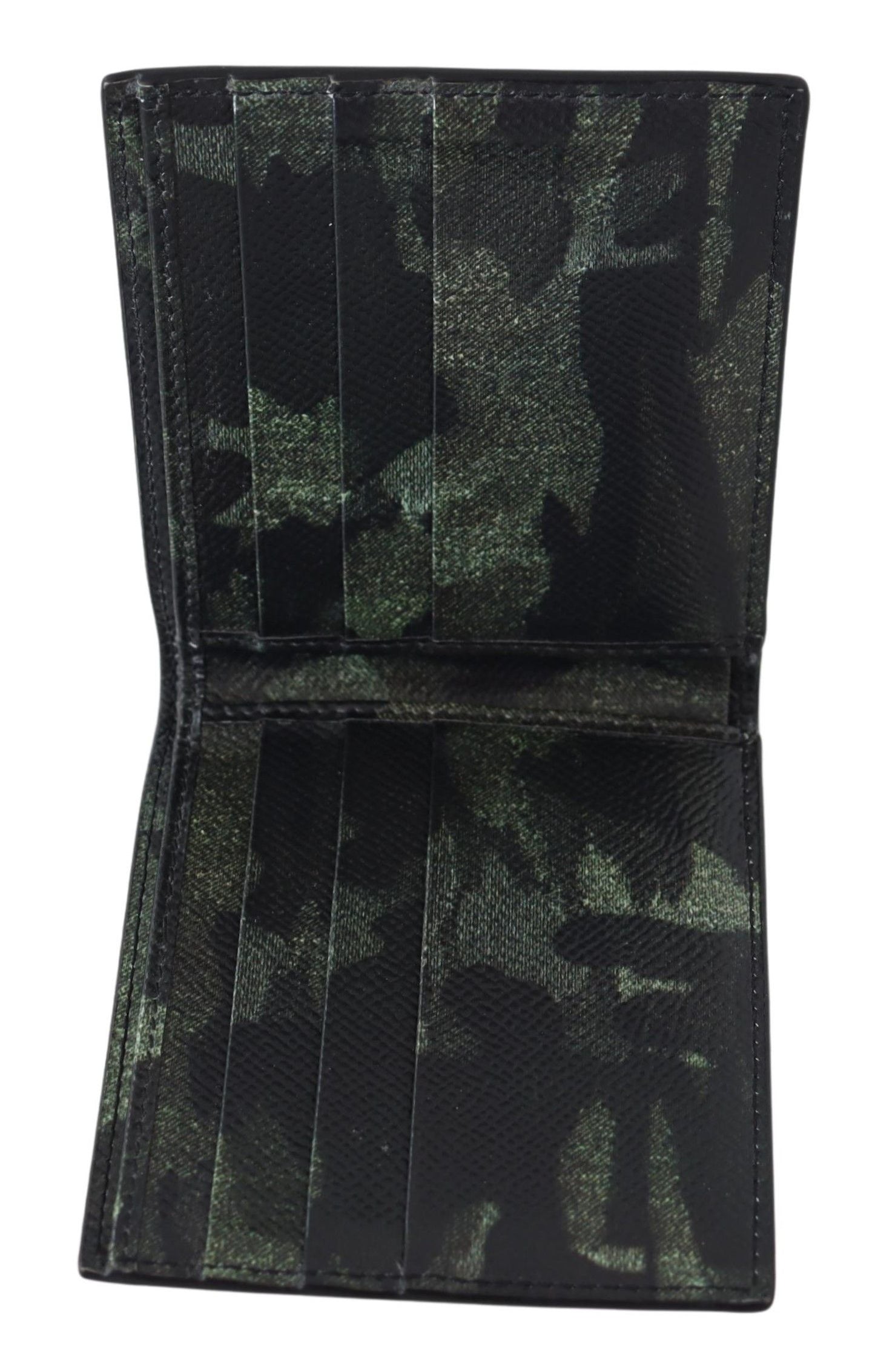 Elegant Camouflage Leather Bifold Wallet