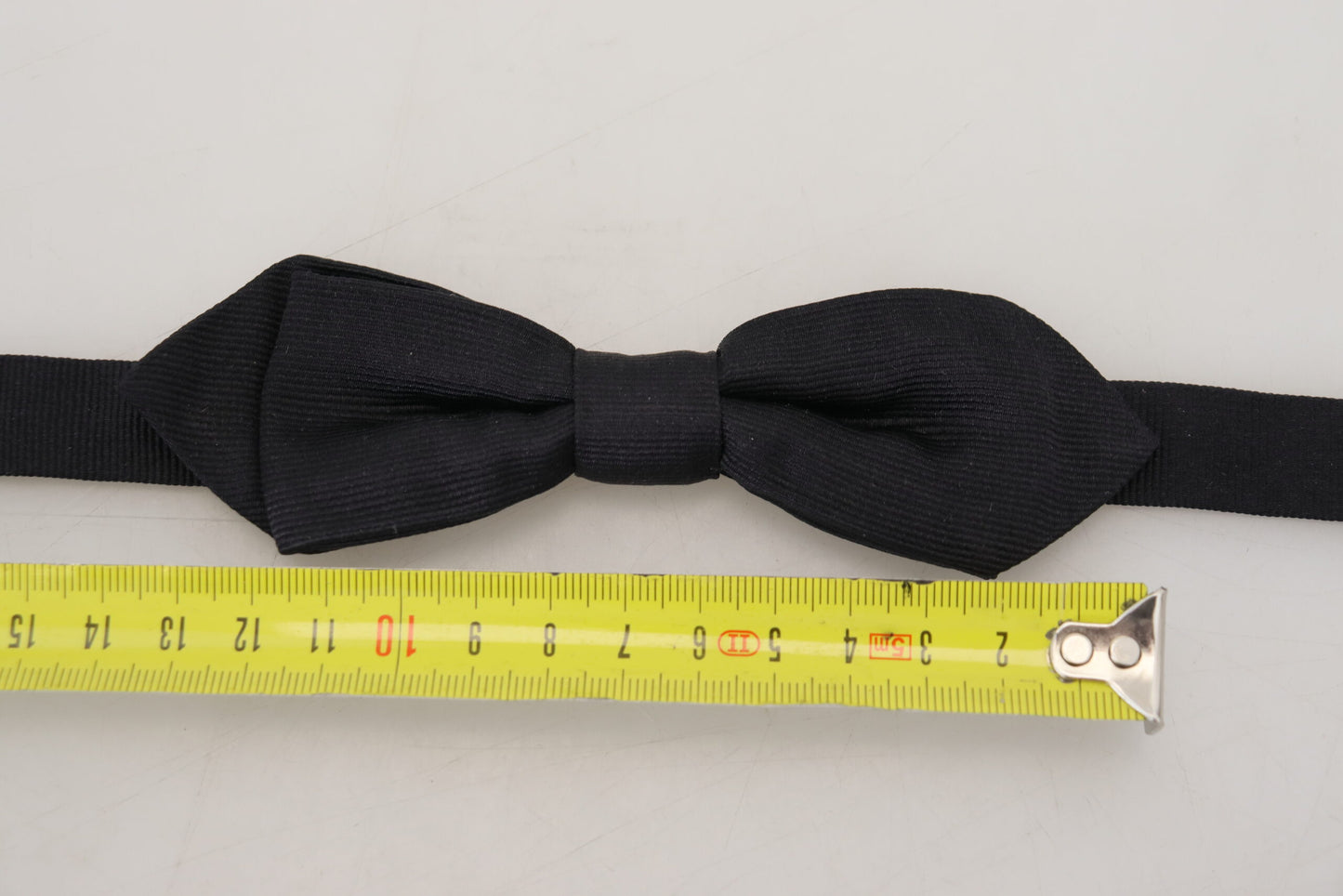 Elegant Black Silk Bow Tie