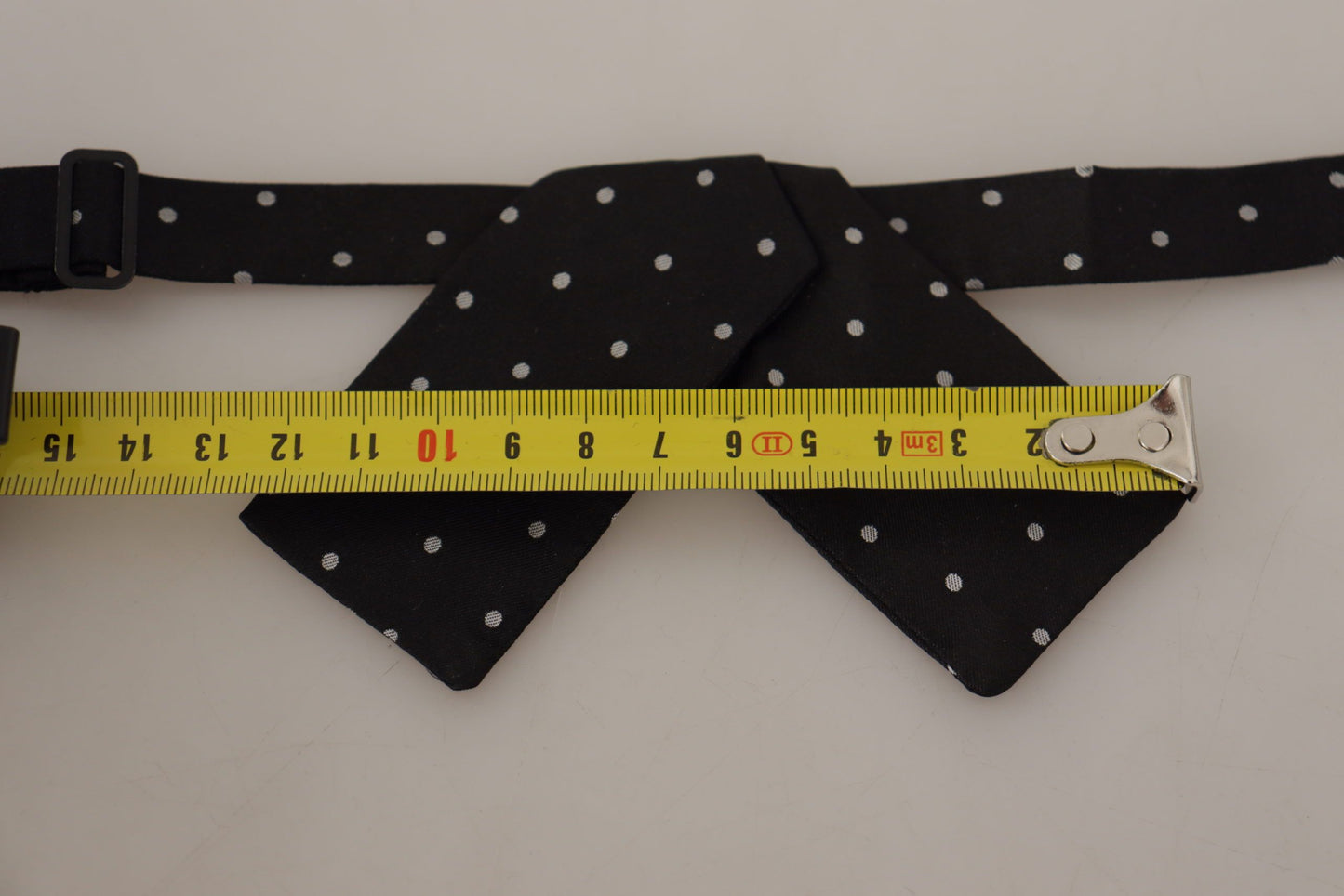 Elegant Polka Dot Silk Bow Tie