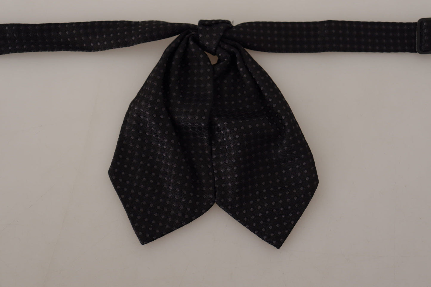 Elegant Polka Dot Silk Bow Tie