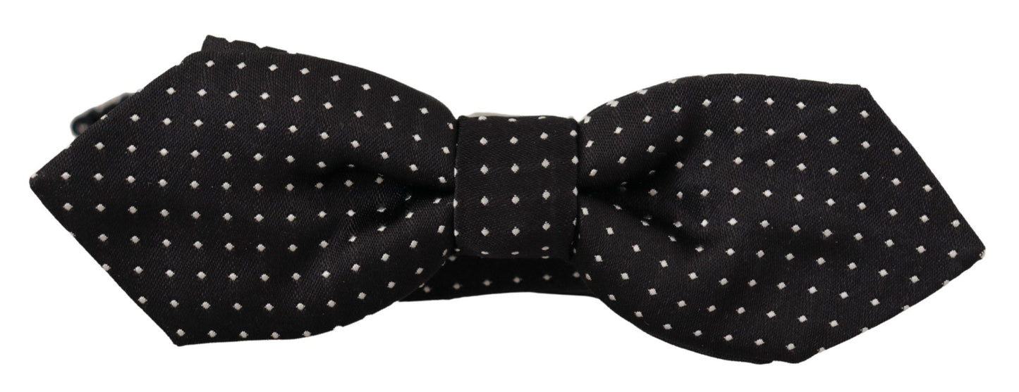 Exquisite Silk Polka Dot Bow Tie