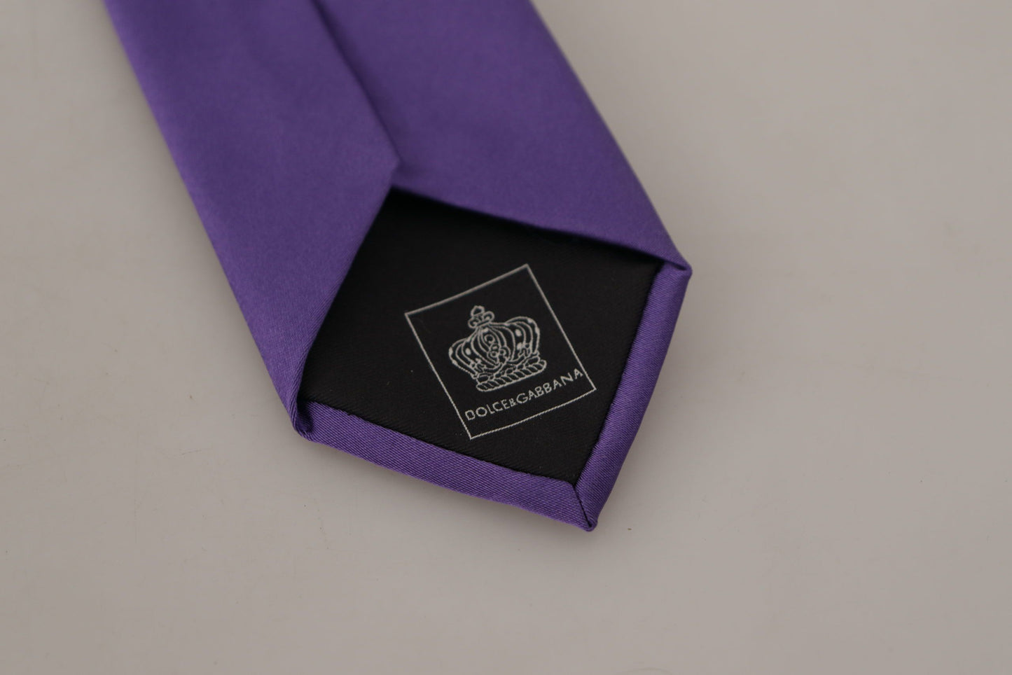 Elegant Purple Silk Bow Tie