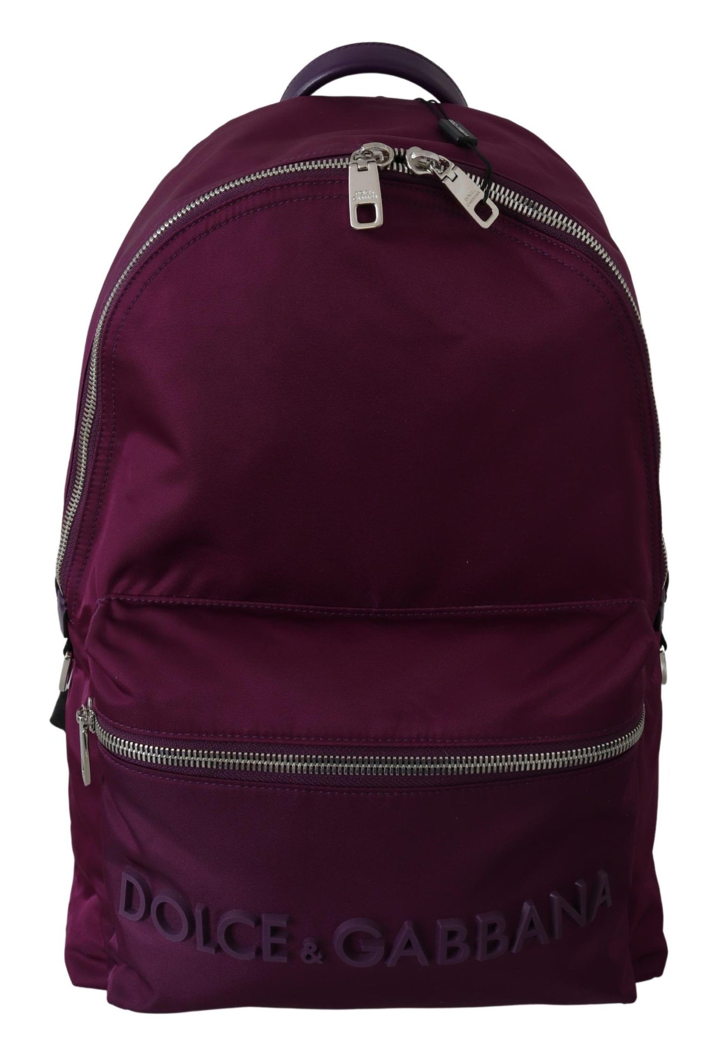 Elegant Maroon Nylon Backpack Bag