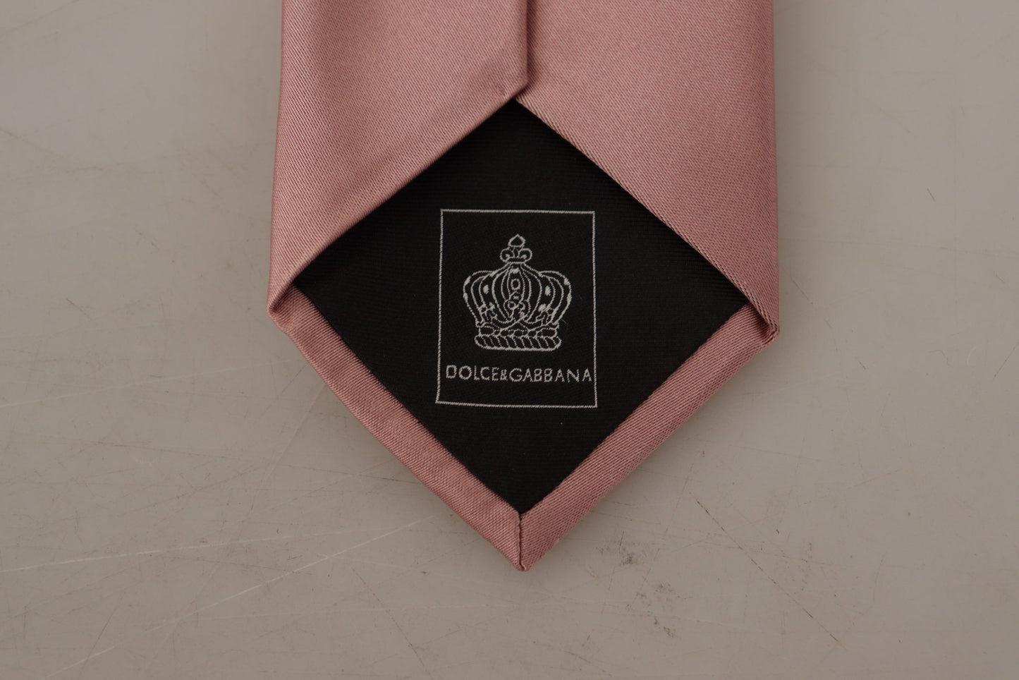 Elegant Pink Silk Bow Tie