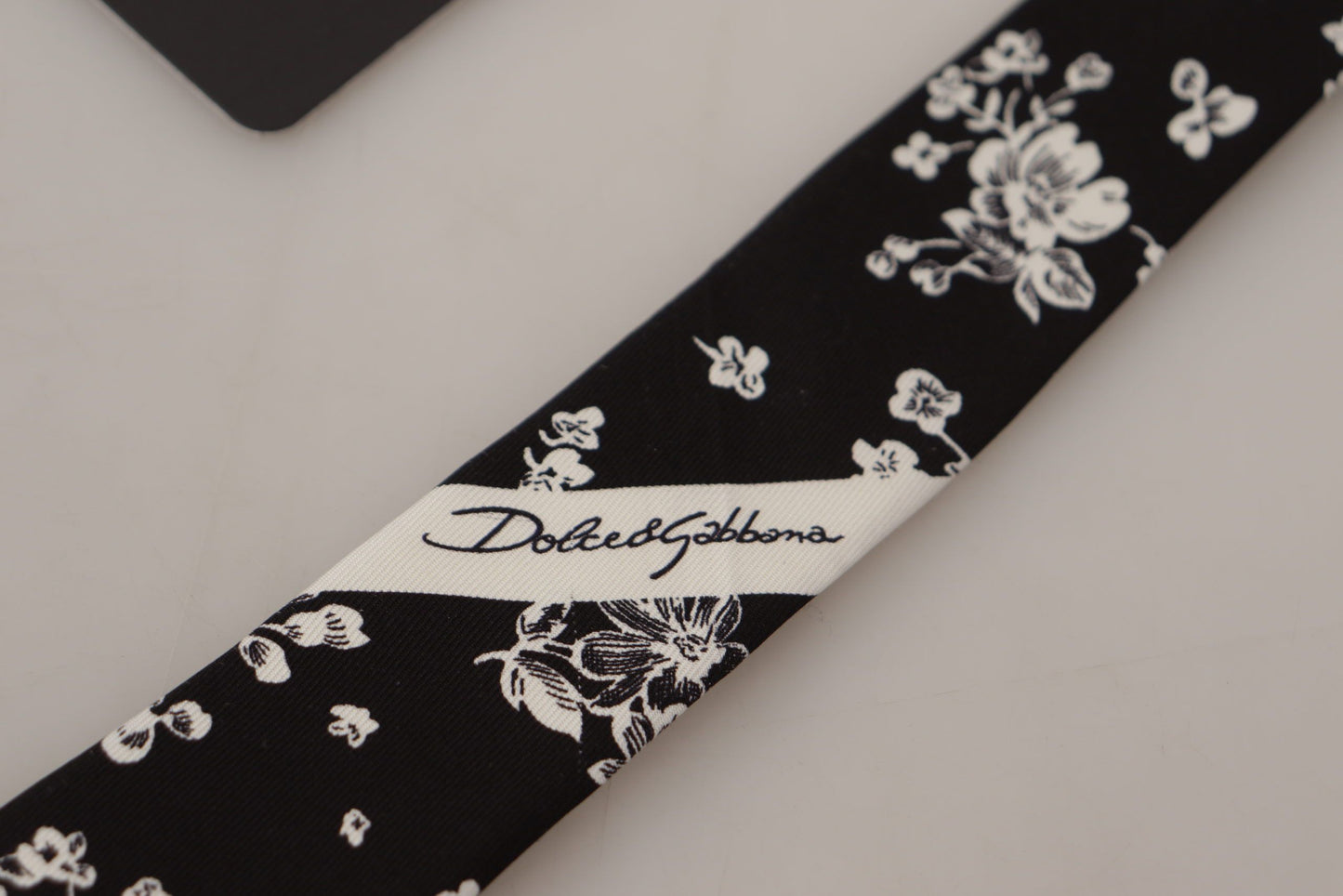 Elegance in Bloom Silk Bow Tie